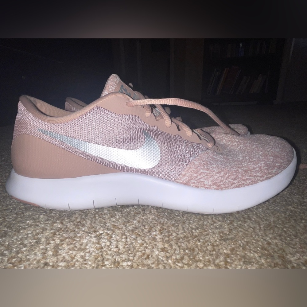 Nike Flex Contact Rose Pink Running Shoes Women Size 11